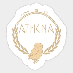 Cabin Six: Athena! Sticker